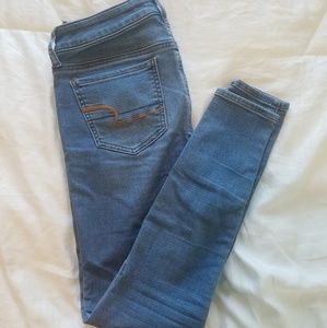 American eagle mid rise jean jeggings